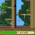 チューチュークライマー体験版の当時のゲーム画面
