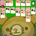 にゃものソリティアの当時のゲーム画面