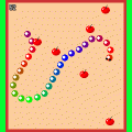 いもむしゲームの当時のゲーム画面