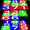 3Dスライドパズルの当時のゲーム画面