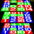 3Dスライドパズルの当時のゲーム画面2