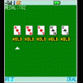 メダルゲームポーカーの当時のゲーム画面