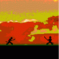 さむらいばかの当時のゲーム画面