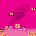 ボンキュボンの当時のゲーム画面2