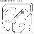線引きゲームの当時のゲーム画面