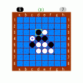 リバーシ「GORO」の当時のゲーム画面