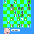 まる四のチェスの当時のゲーム画面