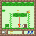 R.H まよいのもり編の当時のゲーム画面