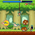 原始人なぐる!!の当時のゲーム画面2