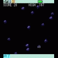 隕石回避道の当時のゲーム画面