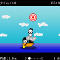 舟田兄弟の射的の当時のゲーム画面