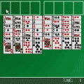 フリーセルの当時のゲーム画面