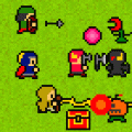 勇者,何もせず。の当時のゲーム画面