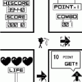 VEC GUNMANの当時のゲーム画面